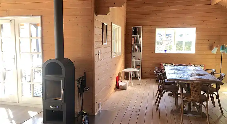 Gezellige blokhut vlak bij strand en bos