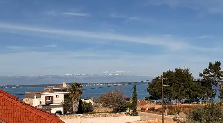 3-Zimmer-Ferienwohnung mit Terrasse und Meerblick Ugljan