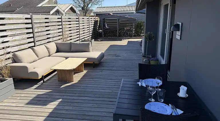Schönes Ferienhaus nahe schönem Badestrand