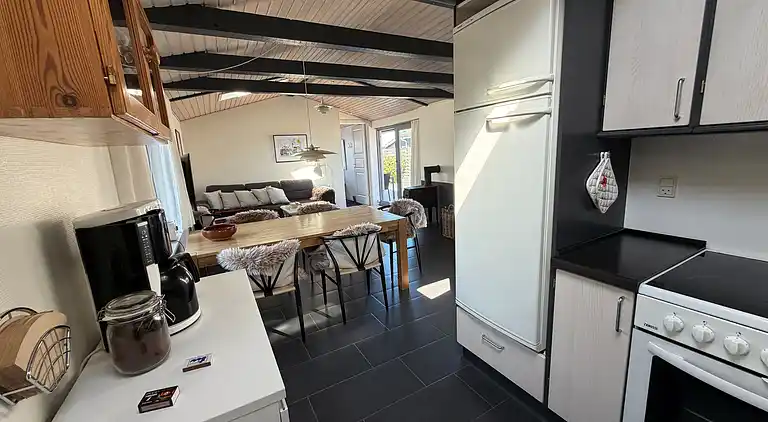 Schönes Ferienhaus nahe schönem Badestrand
