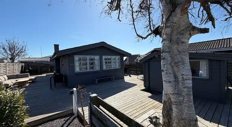 Schönes Ferienhaus nahe schönem Badestrand