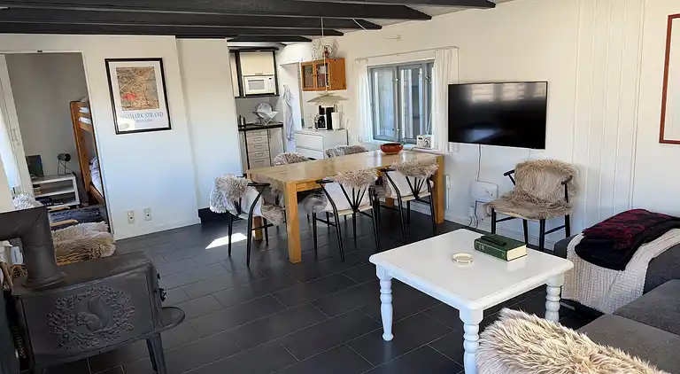 Schönes Ferienhaus nahe schönem Badestrand