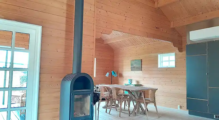 Gezellige blokhut vlak bij strand en bos