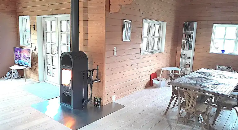 Gezellige blokhut vlak bij strand en bos