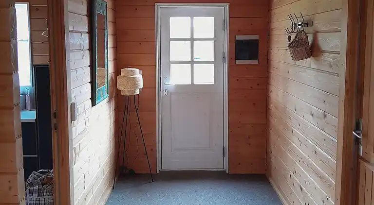 Gezellige blokhut vlak bij strand en bos