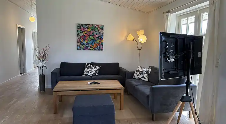 Schönes Ferienhaus mit uneinsehbarem Garten.