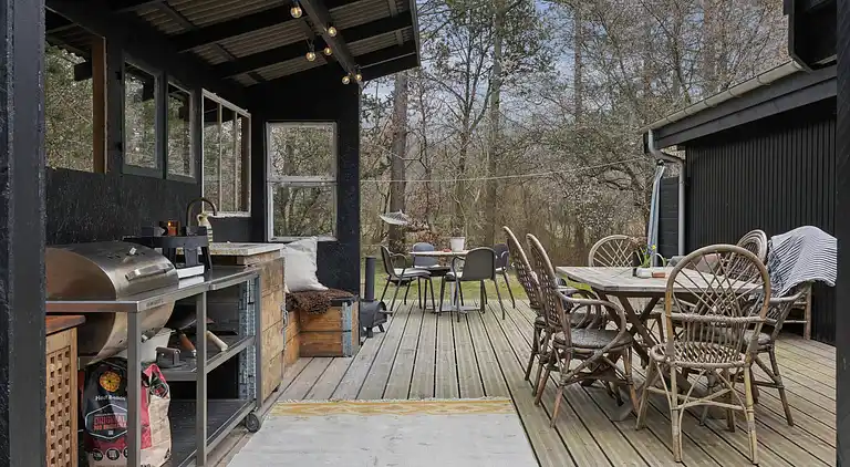 Hyggeligt sommerhus med plads til leg for alle 
