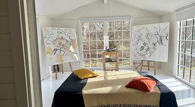 Villa Betula: Nature gem at Hårbølle Harbor