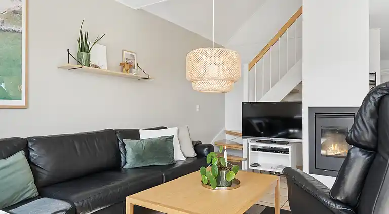 Mysigt, centralt och modernt sommarhus nära havet