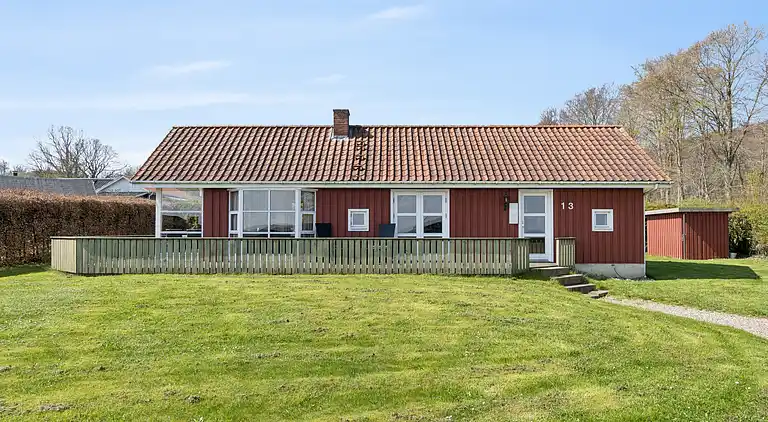 Hyggeligt sommerhus nær skov og strand