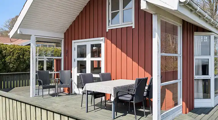 Hyggeligt sommerhus nær skov og strand