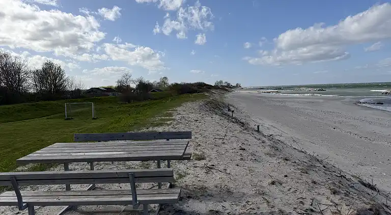 Schönes Ferienhaus nahe schönem Badestrand