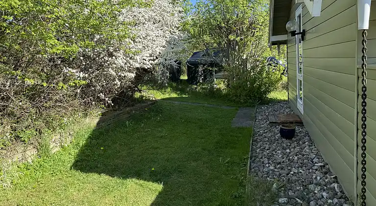 Hyggeligt sommerhus tæt på strand og natur