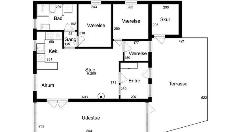 Dejligt sommerhus ved Vorupør Strand