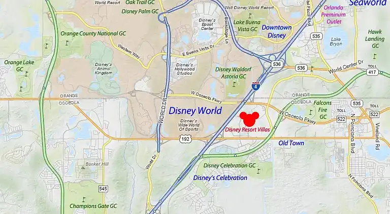 5 room Disney Golf Resort Suite