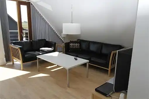 Lækkert stort træhus med spa, sauna og Internet